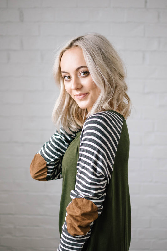 Bismark Top in Olive