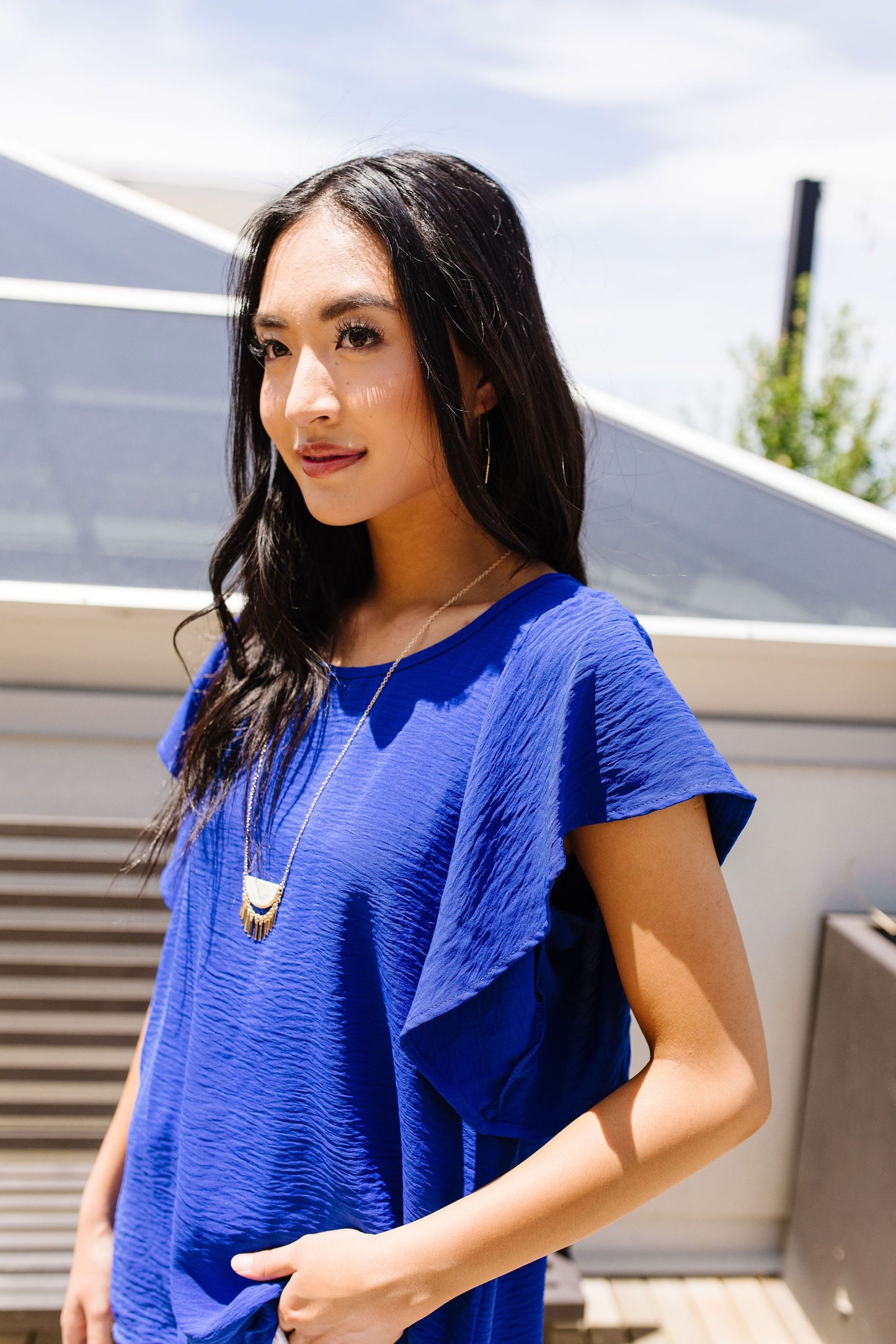 Blue Ribbon Blouse