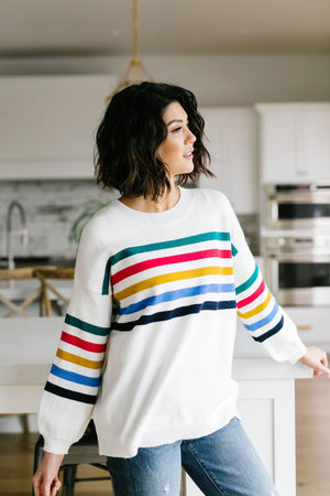 Bright Lines Sweater