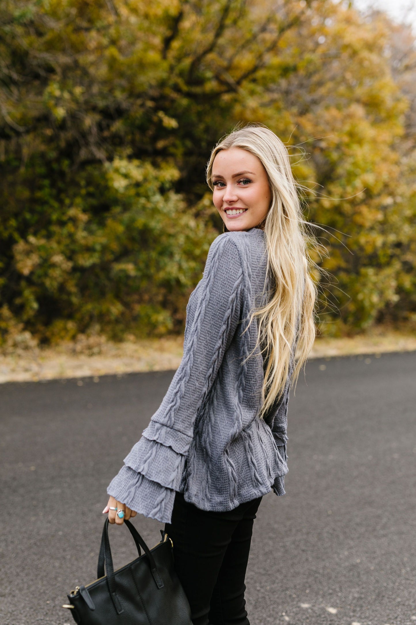 Caitlyn Cable Knit Top
