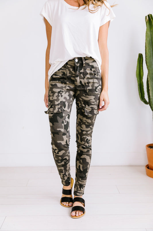 Camo Cargo Jeans
