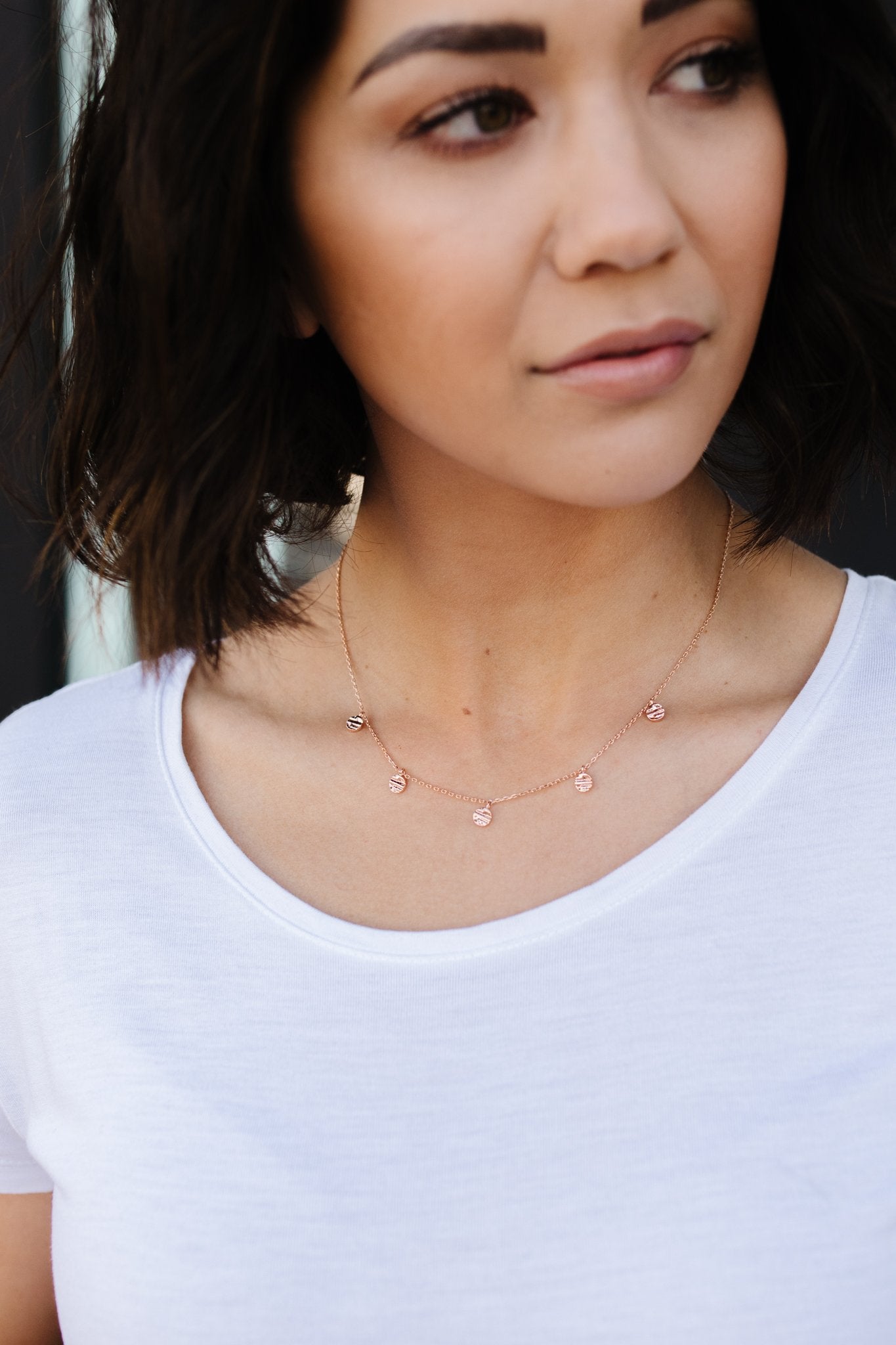 Charmed Rose Gold Necklace