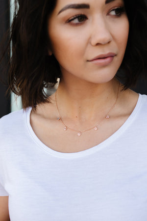 Charmed Rose Gold Necklace