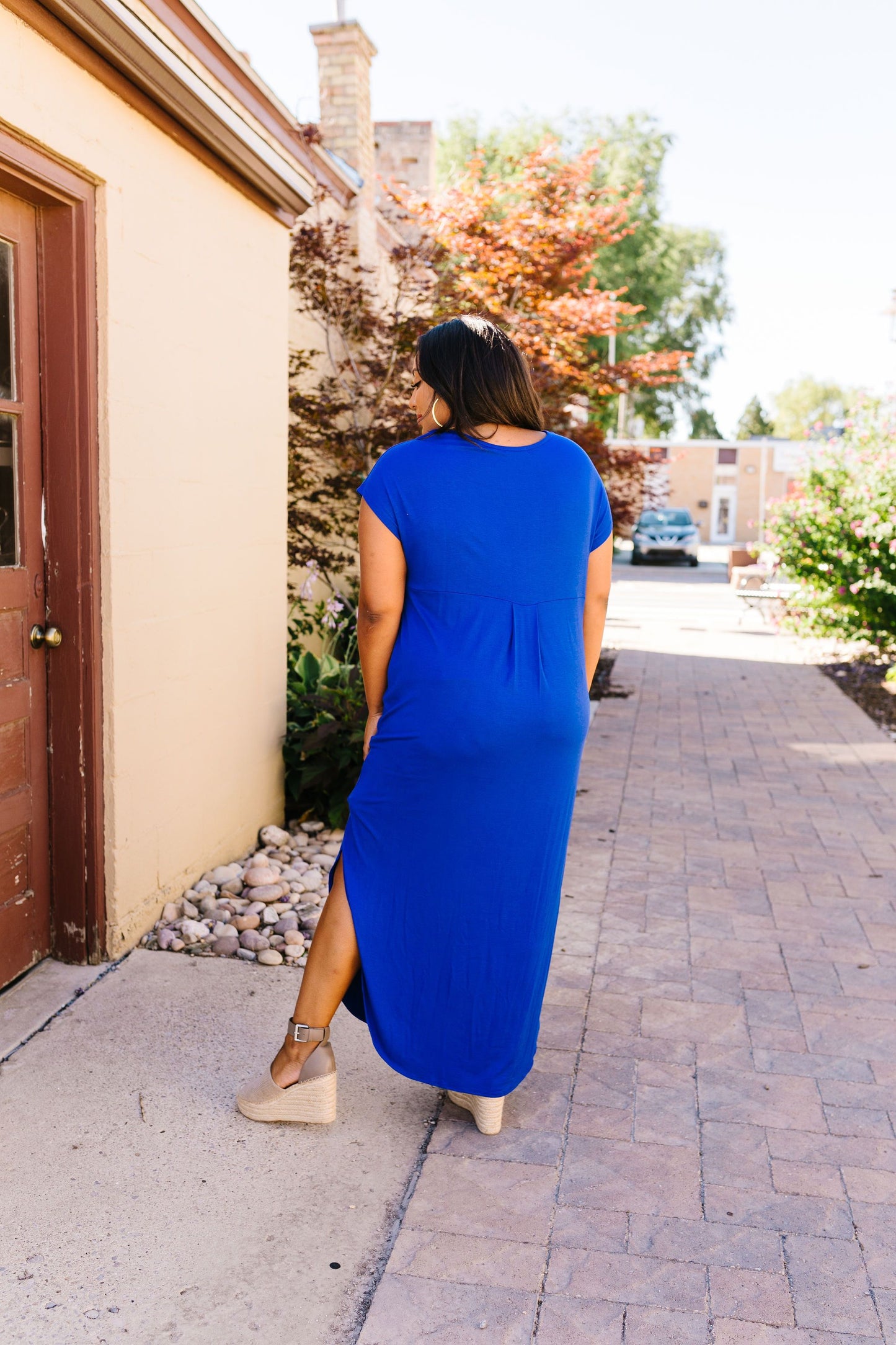 Chillax Summer Maxi In Royal Blue