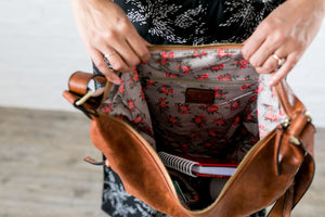 Cognac Vintage Hobo Bag
