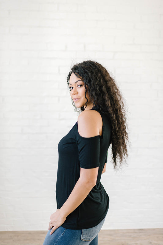 Cold Shoulders in Black
