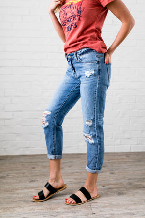 Collateral Damage Boyfriend Jeans