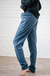 Cozy Joggers with Side Pockets in Blue