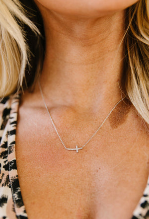 Cross Necklace Silver
