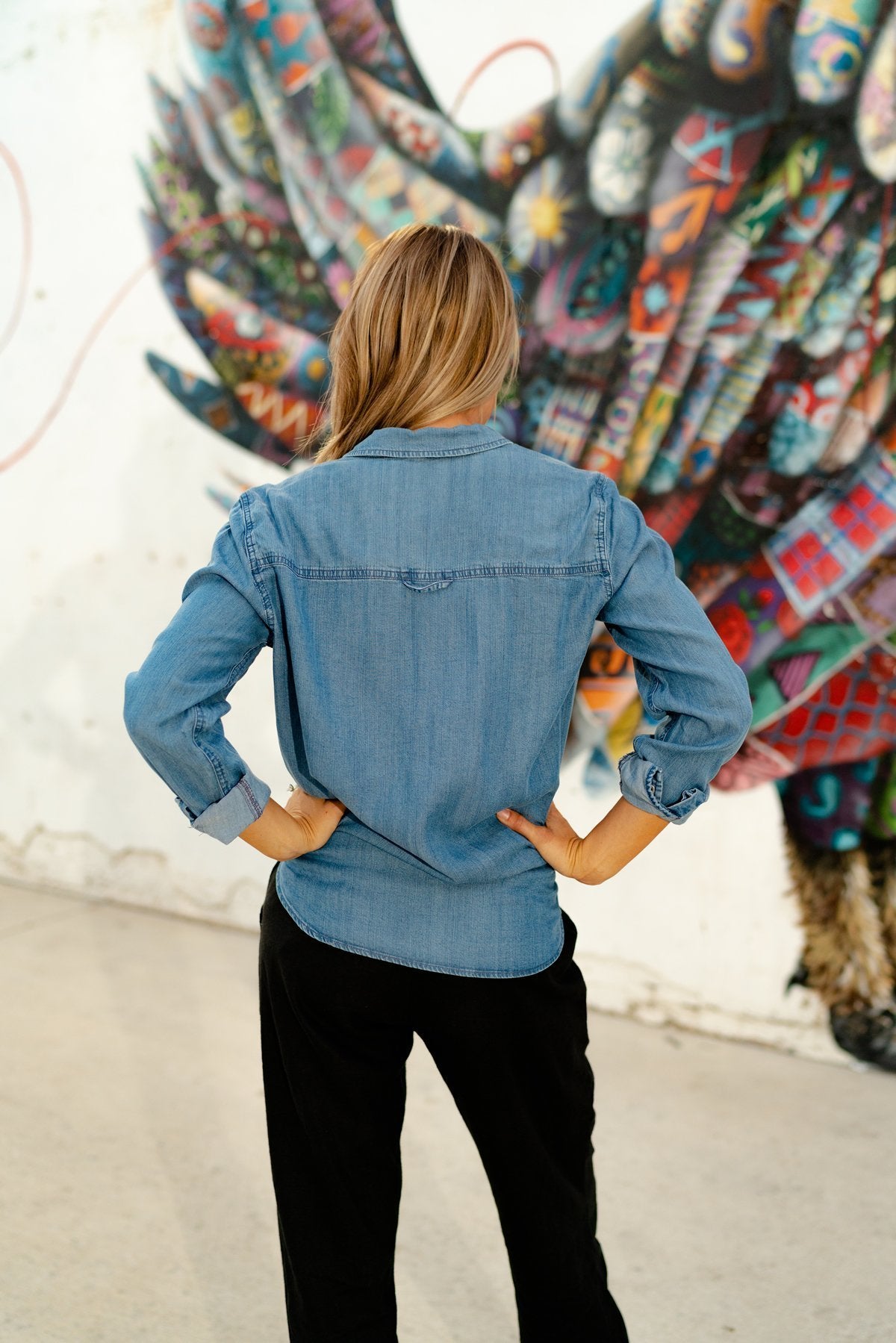 Darcie Denim Top