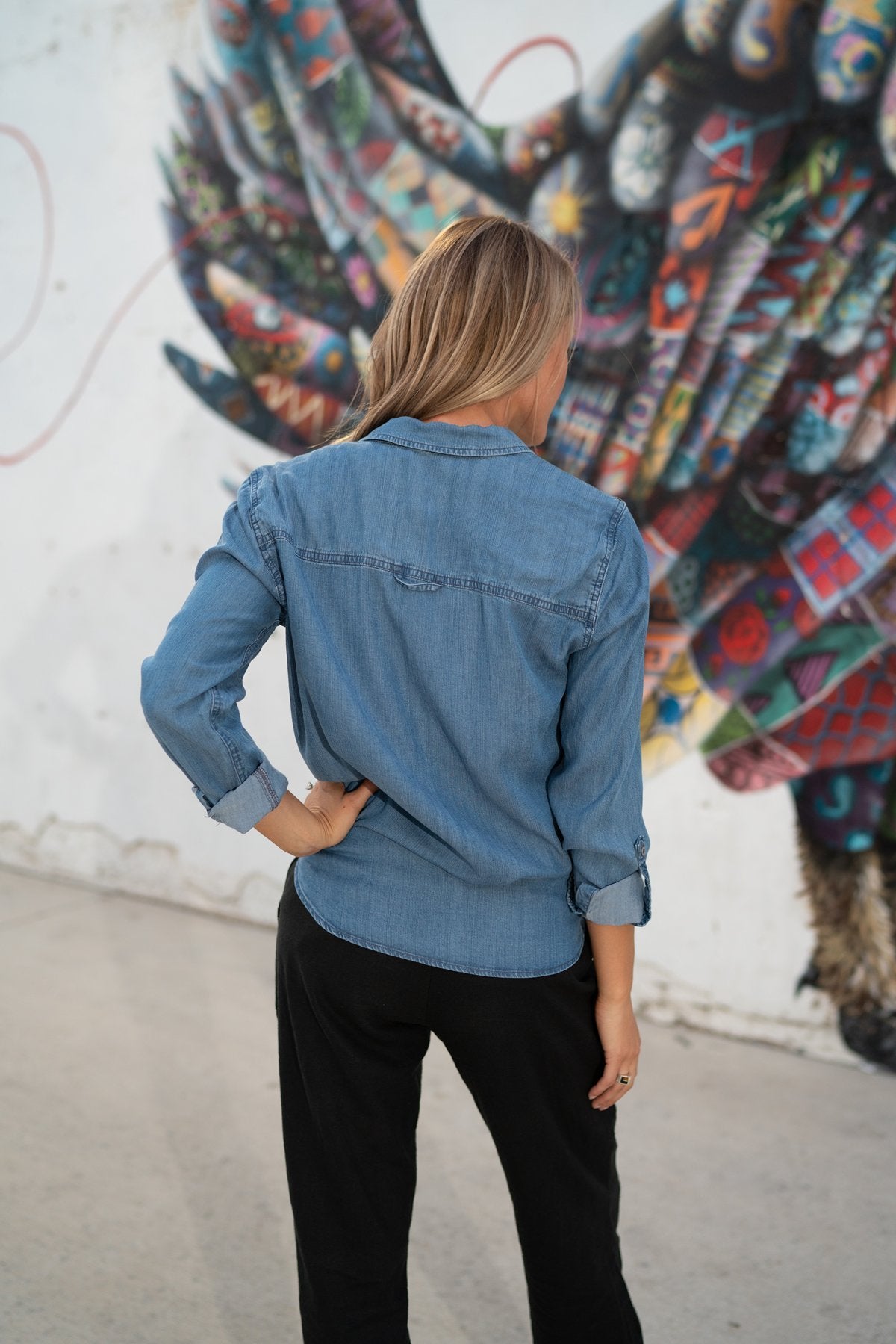 Darcie Denim Top