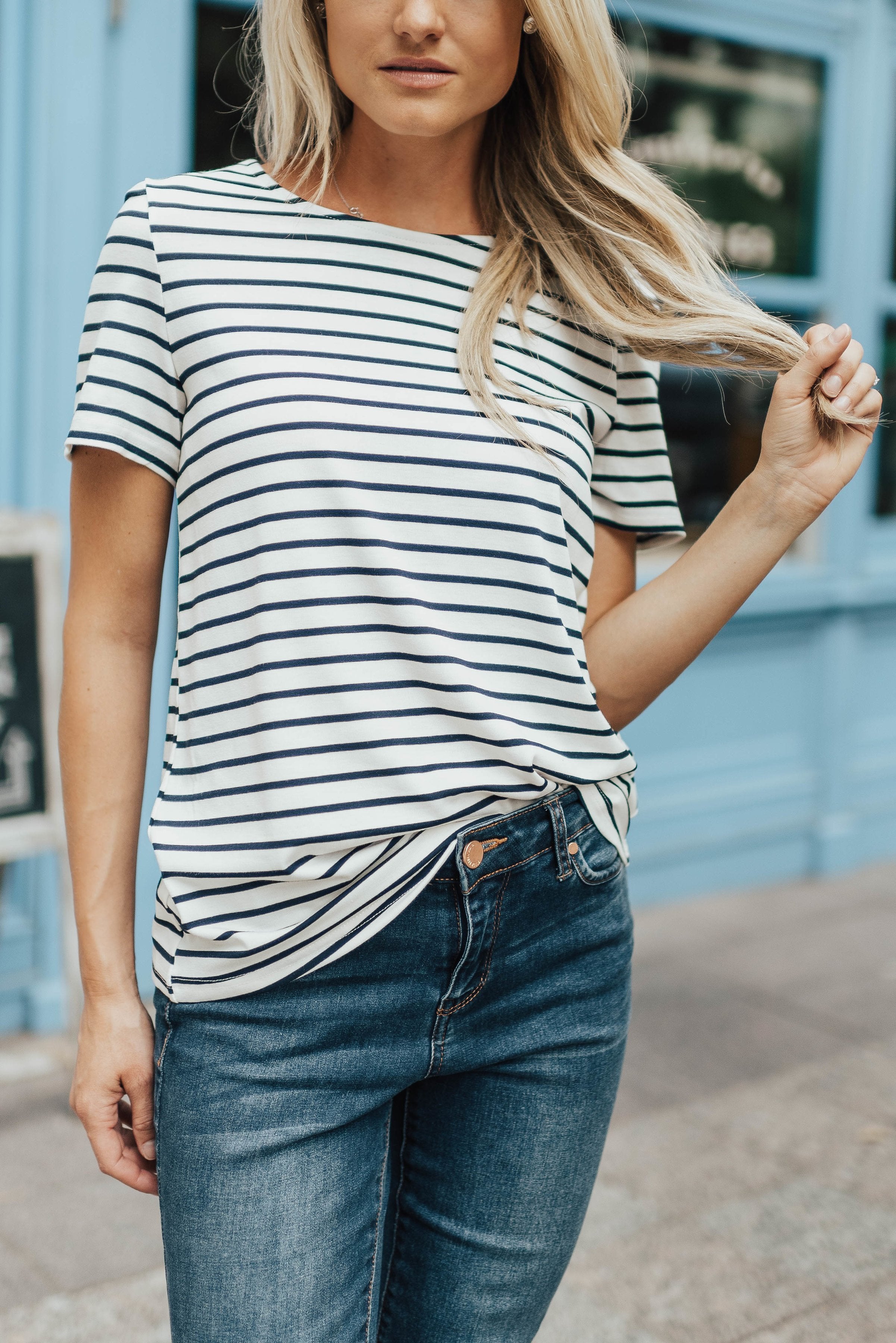 Downtown Striped Tee