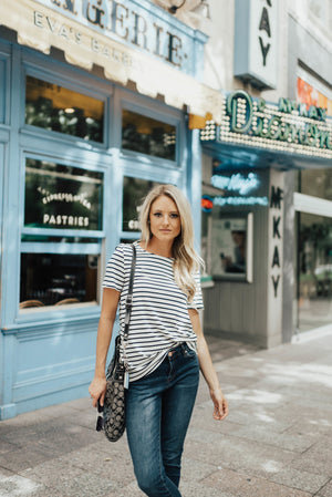 Downtown Striped Tee