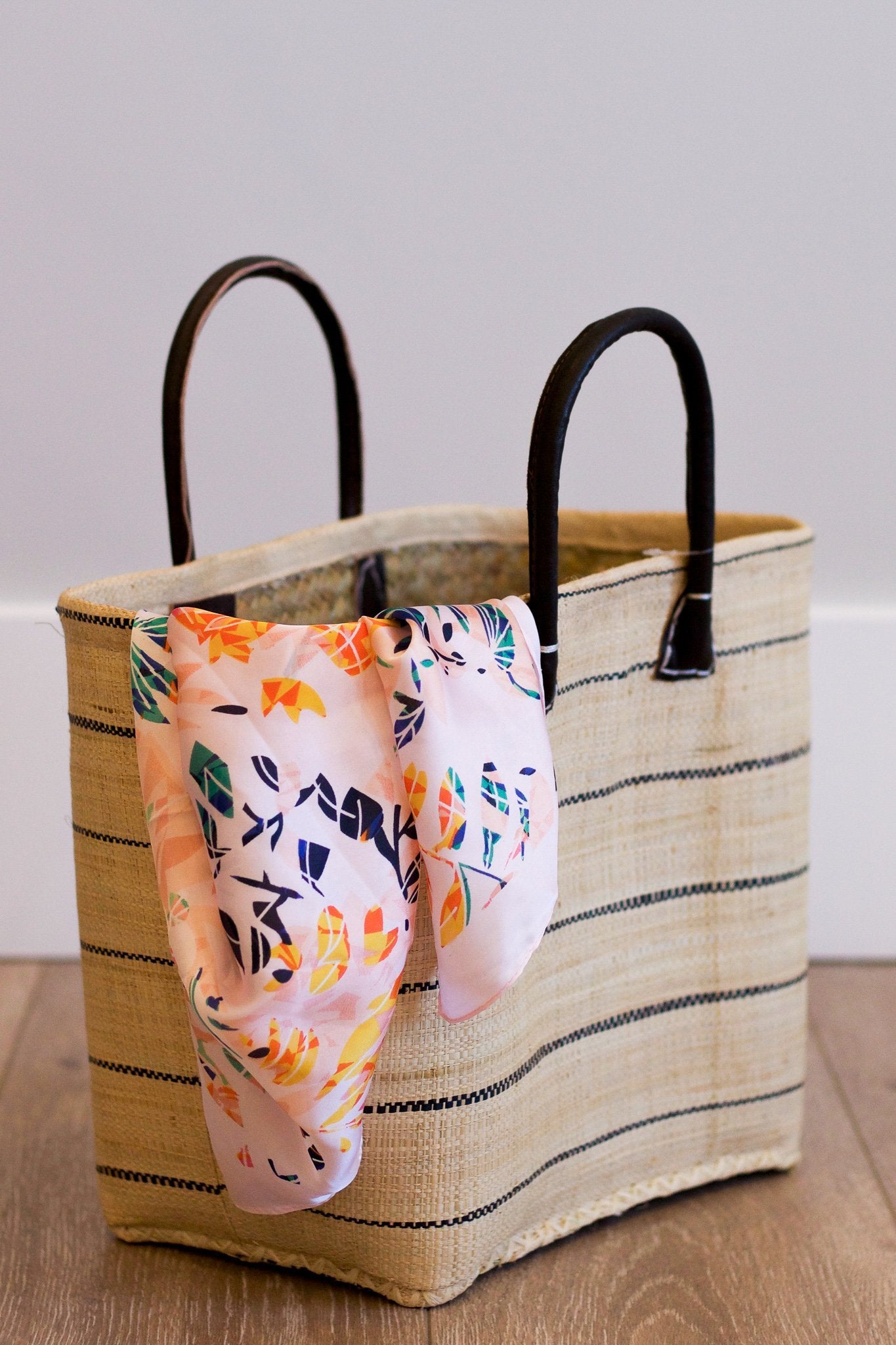 Dream Vacation Straw Beach Tote