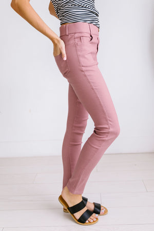 Everyday Colored Jeggings in Mauve