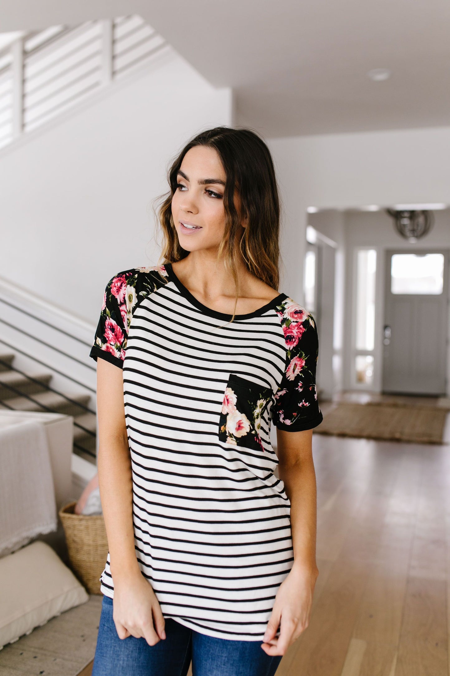 Flower Power Raglan Top