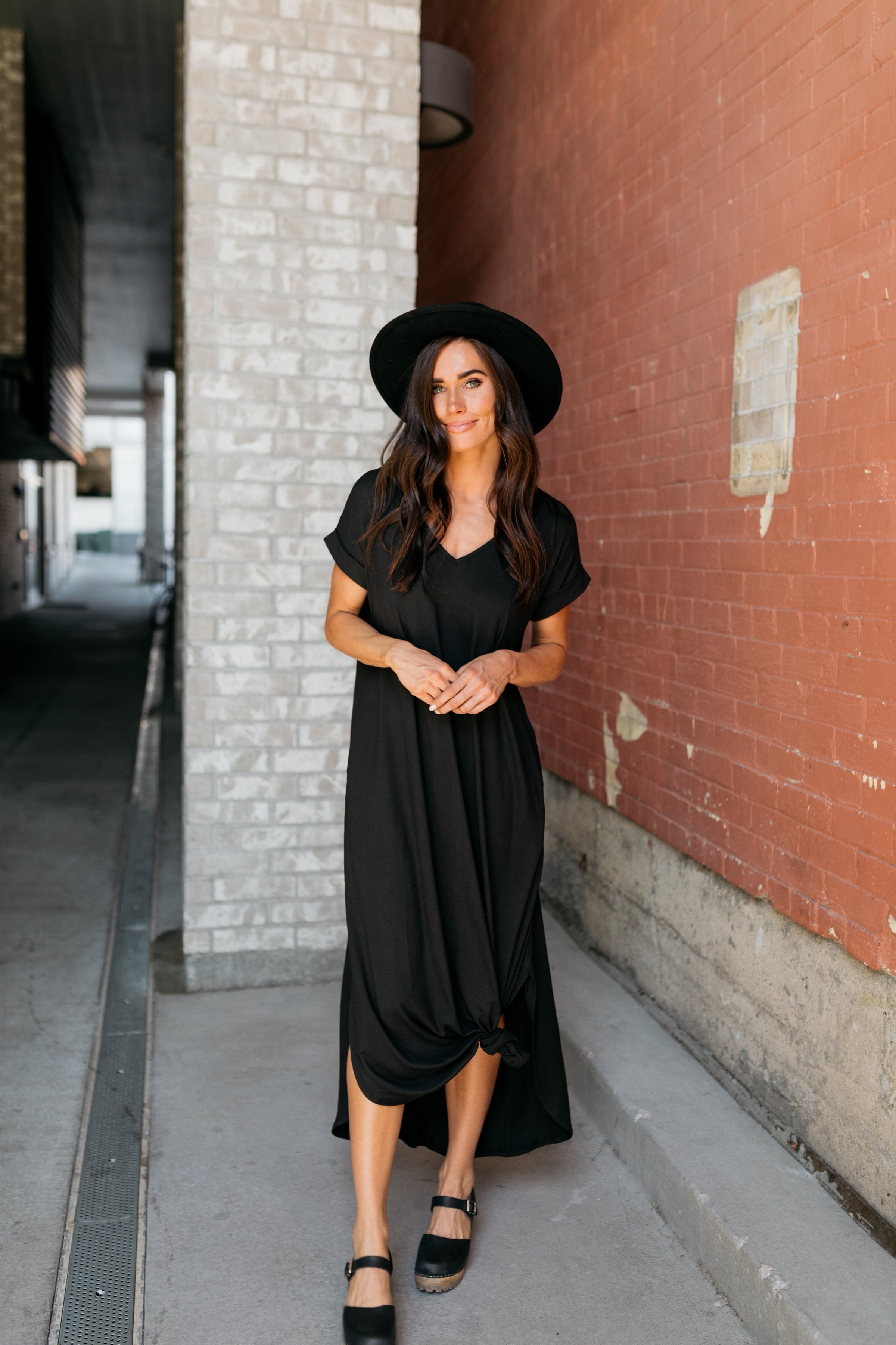 Free And Easy Maxi Dress In Black