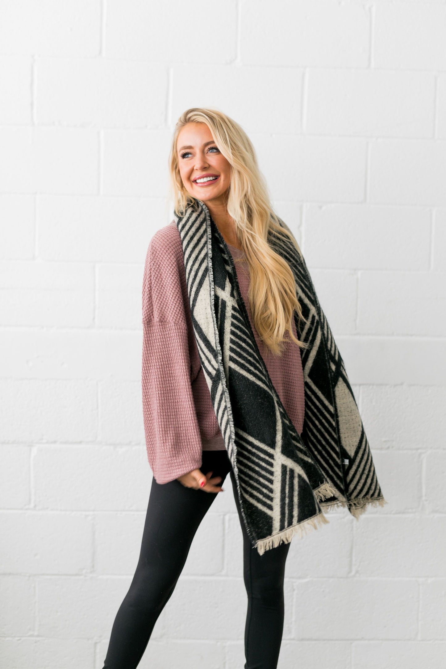 Full Tilt Fringed Scarf - ALL SALES FINAL