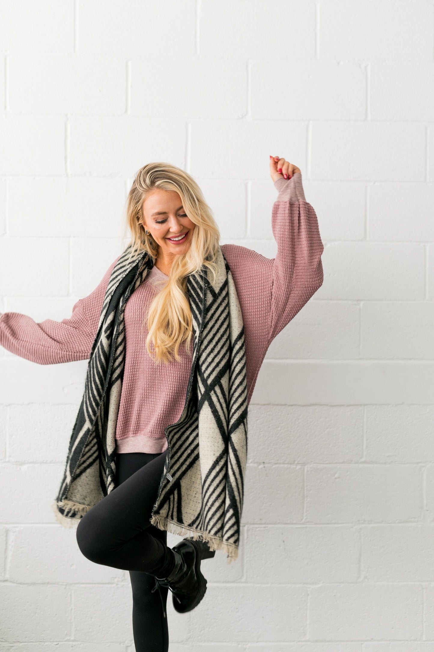 Full Tilt Fringed Scarf - ALL SALES FINAL