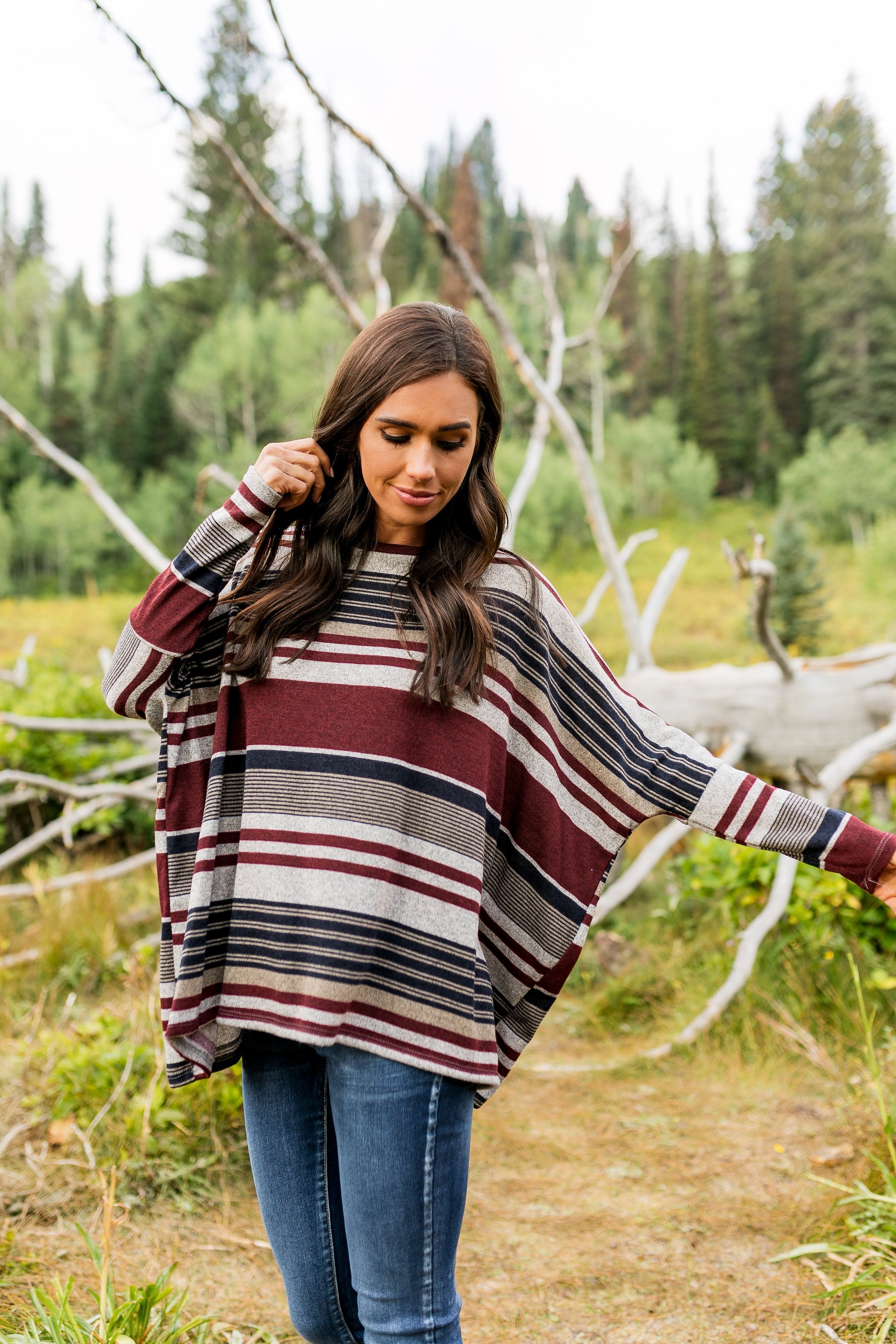 Get In Line Striped Top