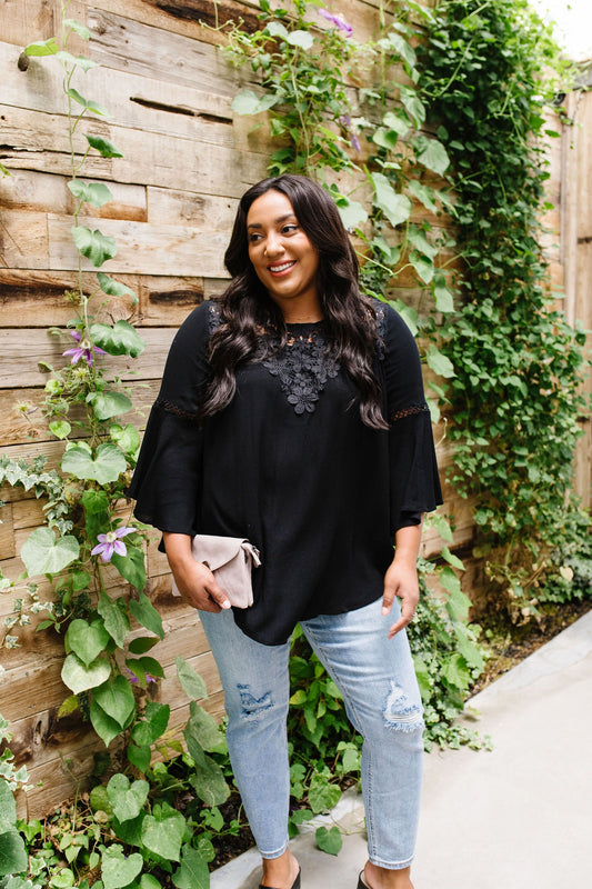 Girl In Black Blouse