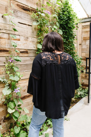 Girl In Black Blouse