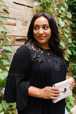 Girl In Black Blouse