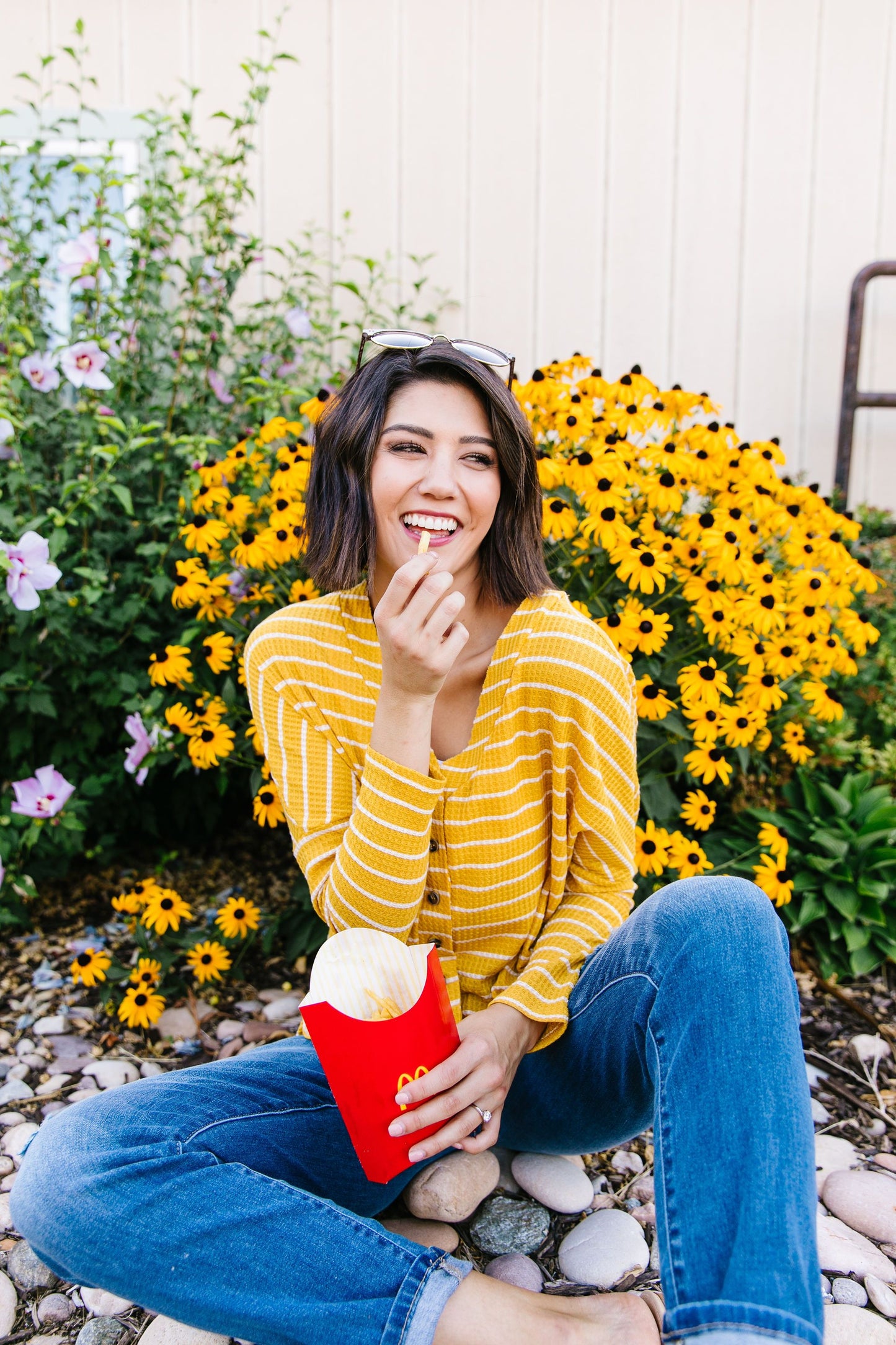 Good As Gold Striped Top