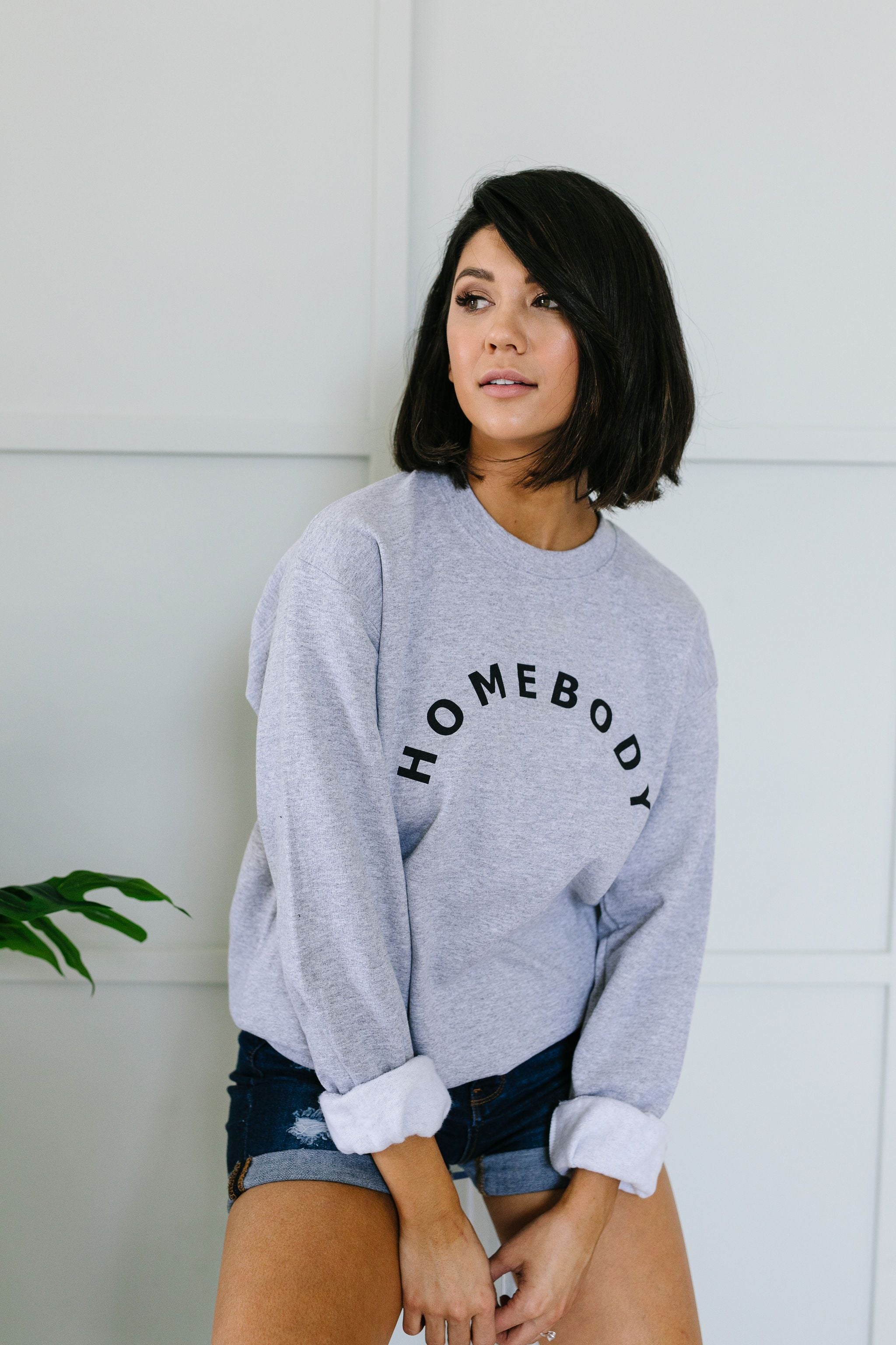 Homebody Heather Gray Sweatshirt