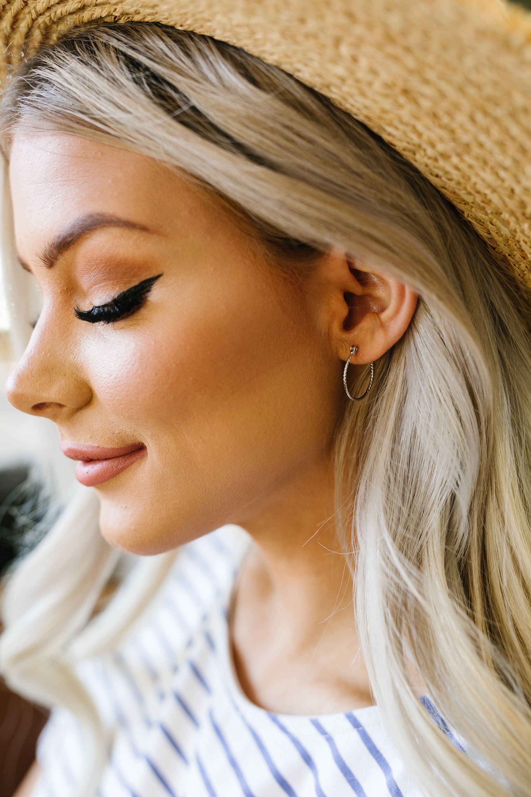 Hoops Galore Set In Silver