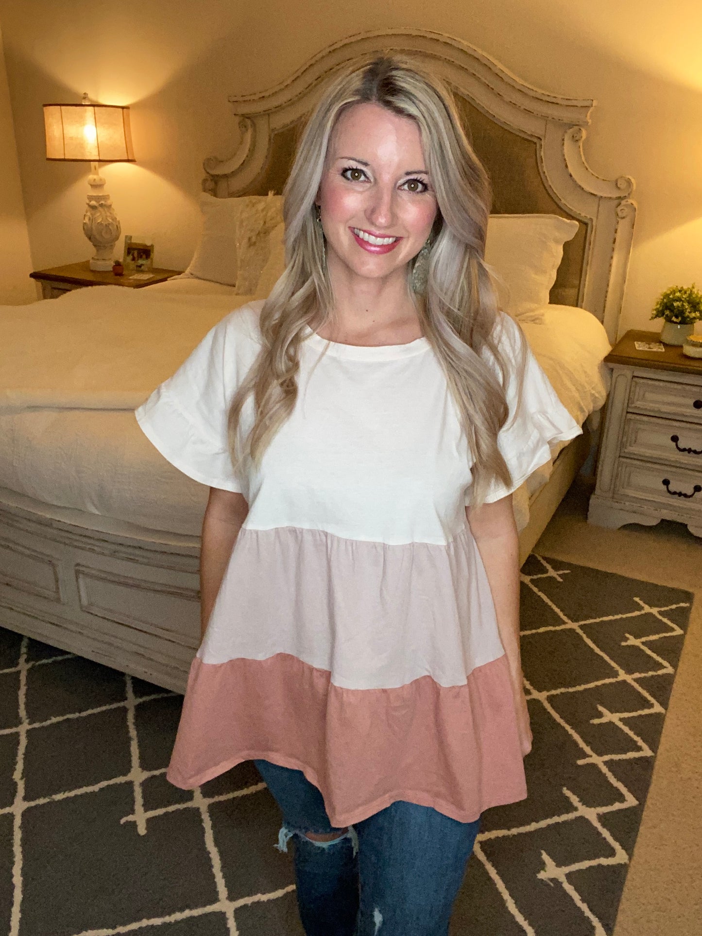 Blushing Babydoll Blouse
