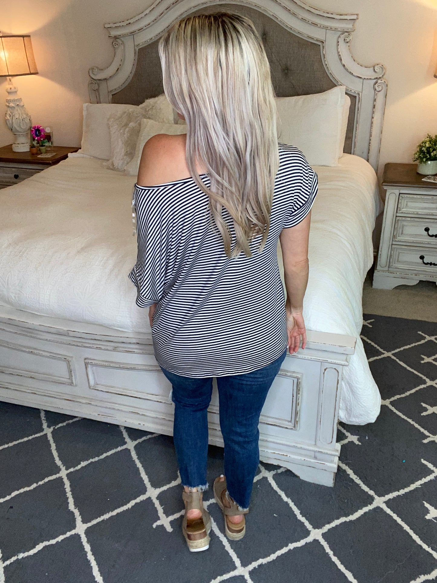 The Boardwalk Top in Navy