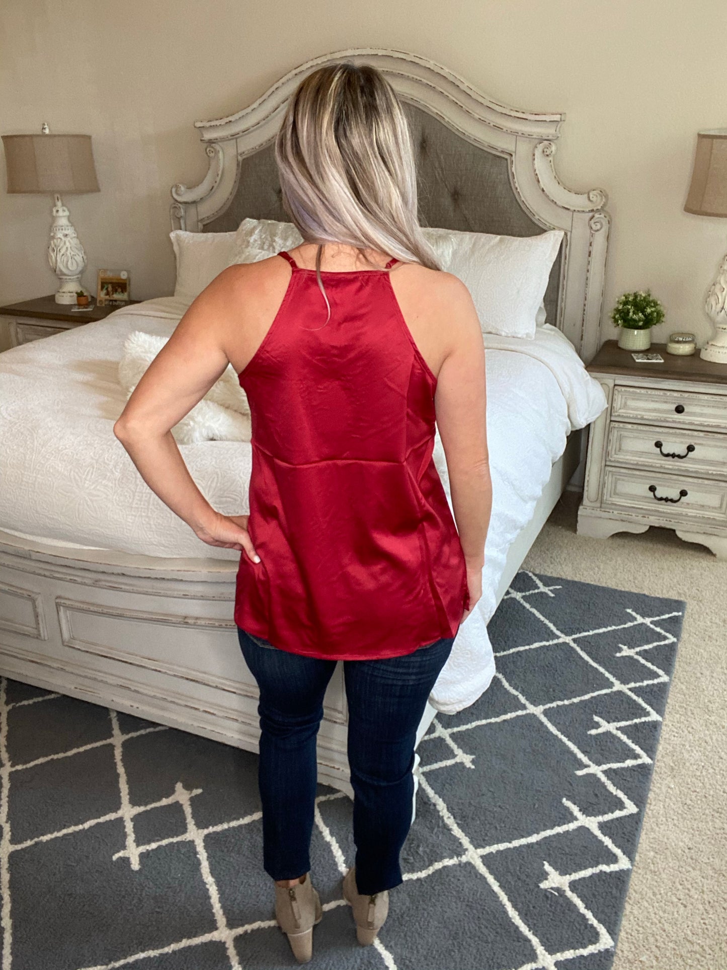Roses and Satin Tank