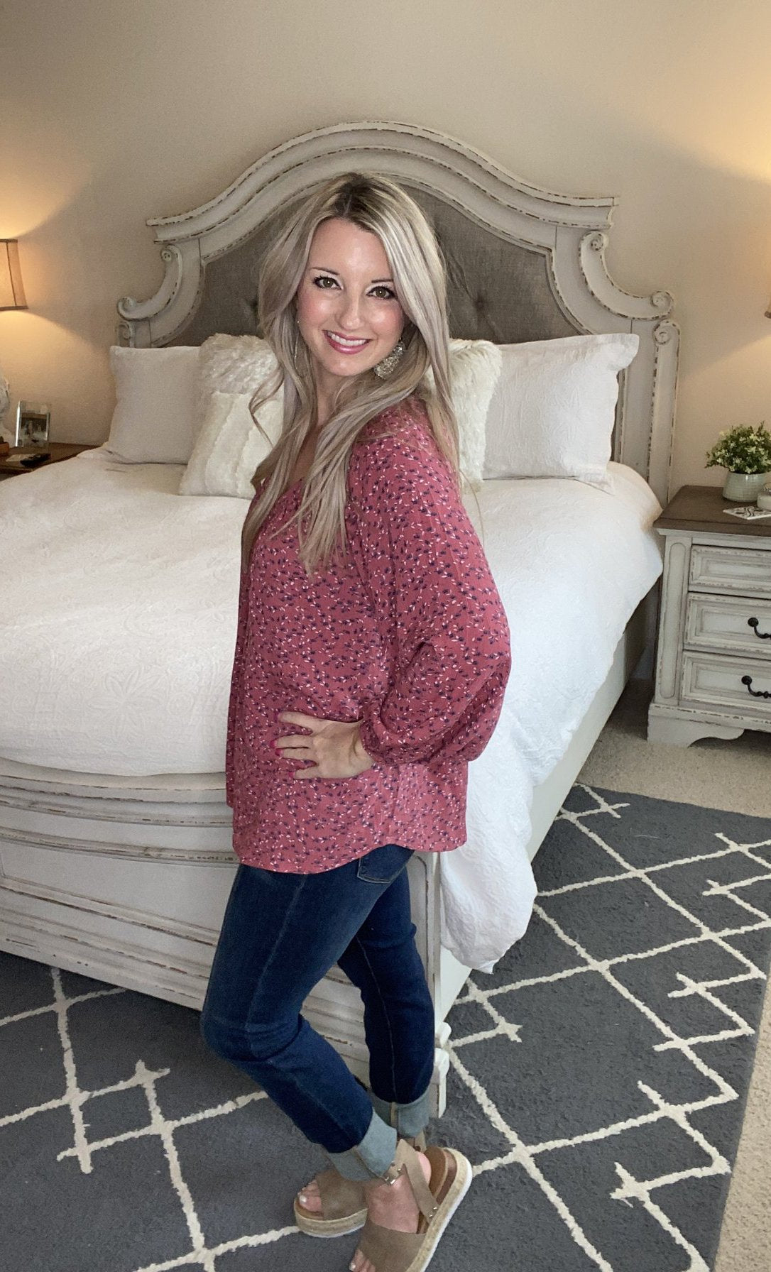 Harper Top in Pink