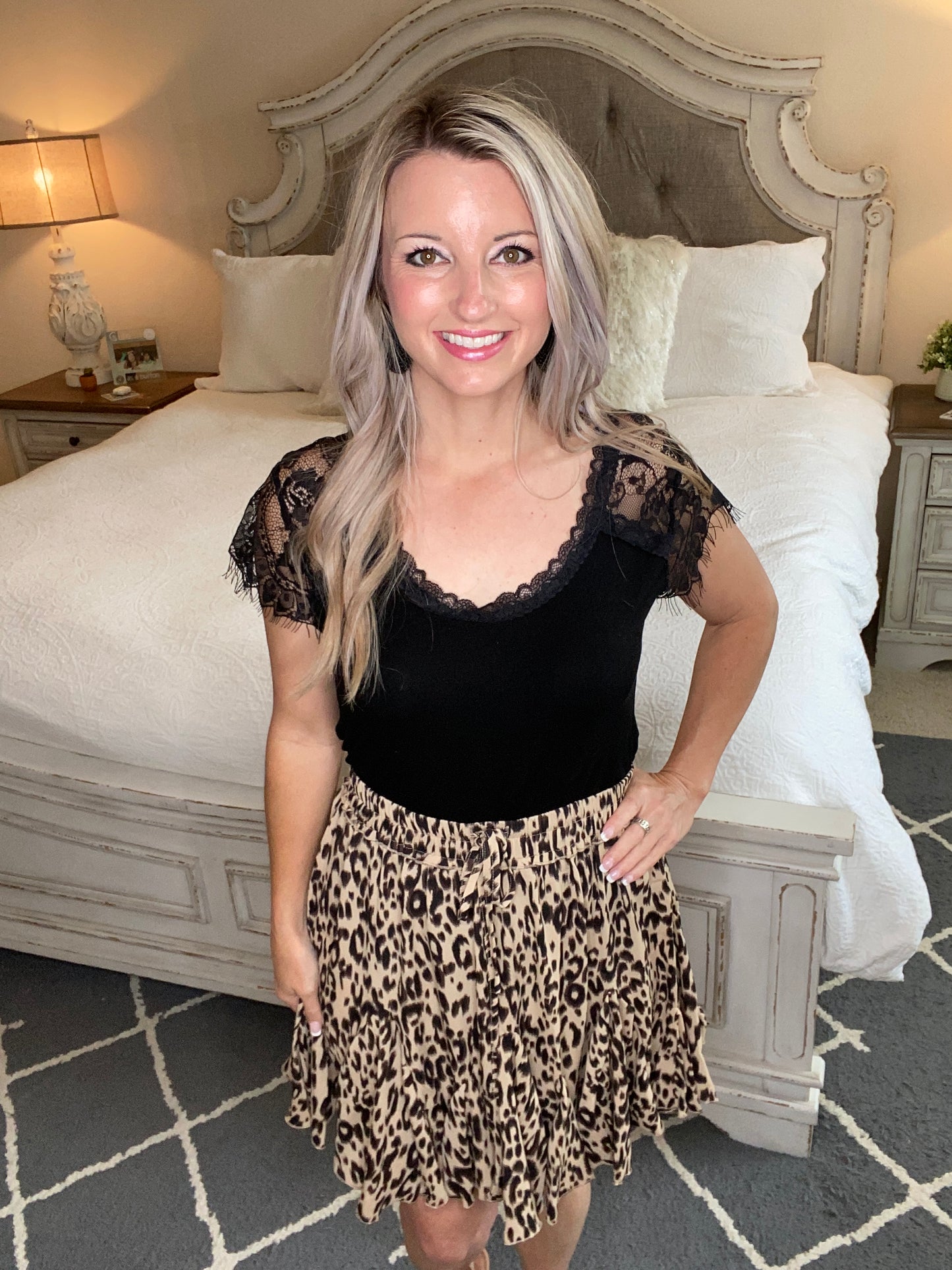 Playful Animal Mini Skirt
