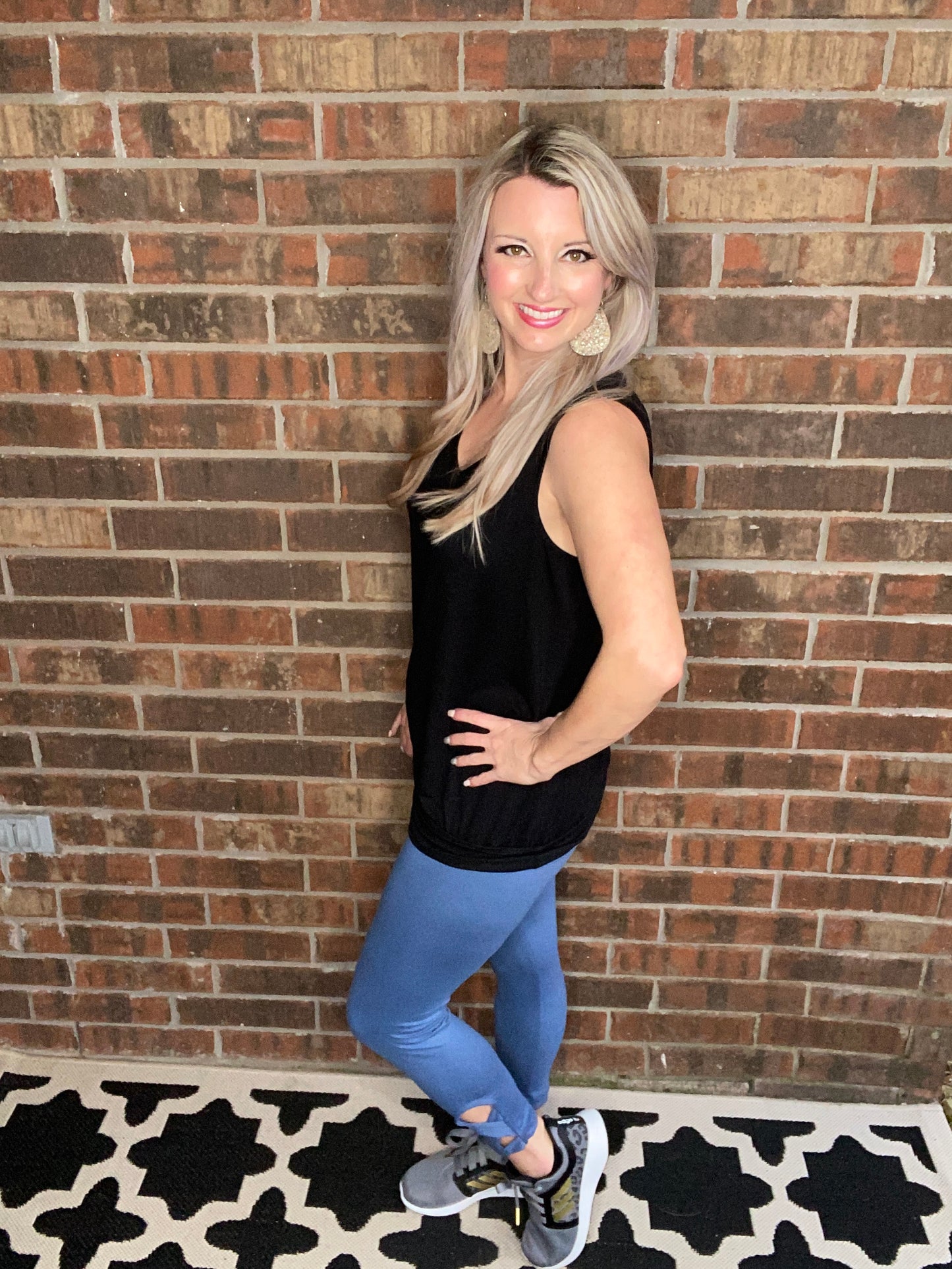 More Than Loungewear Leggings in Blue