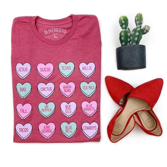 Texas Hearts Tee