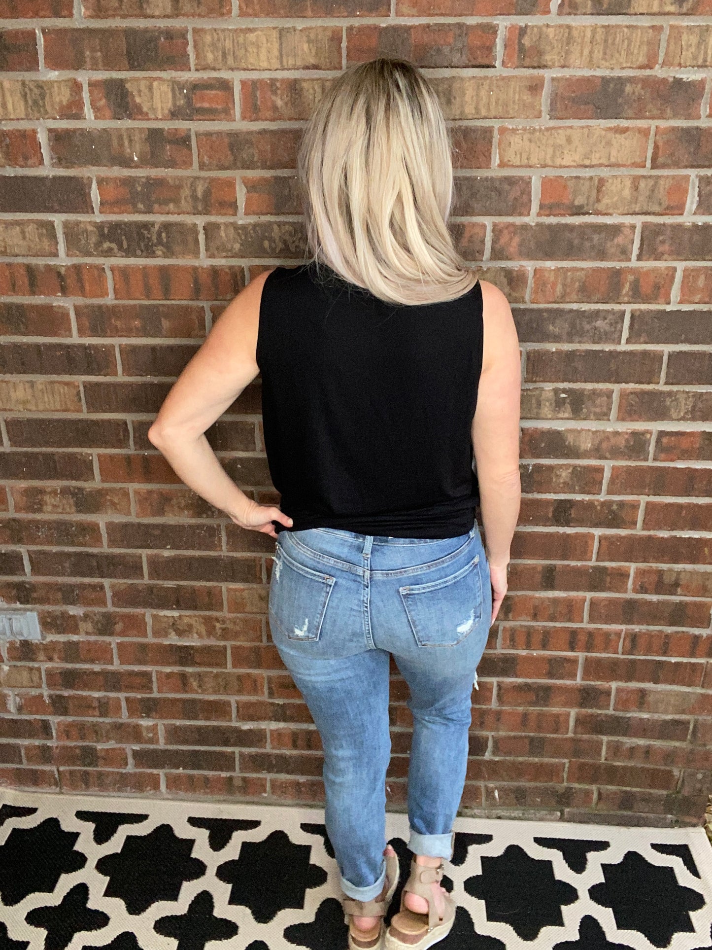 Just At The Knee Jeans