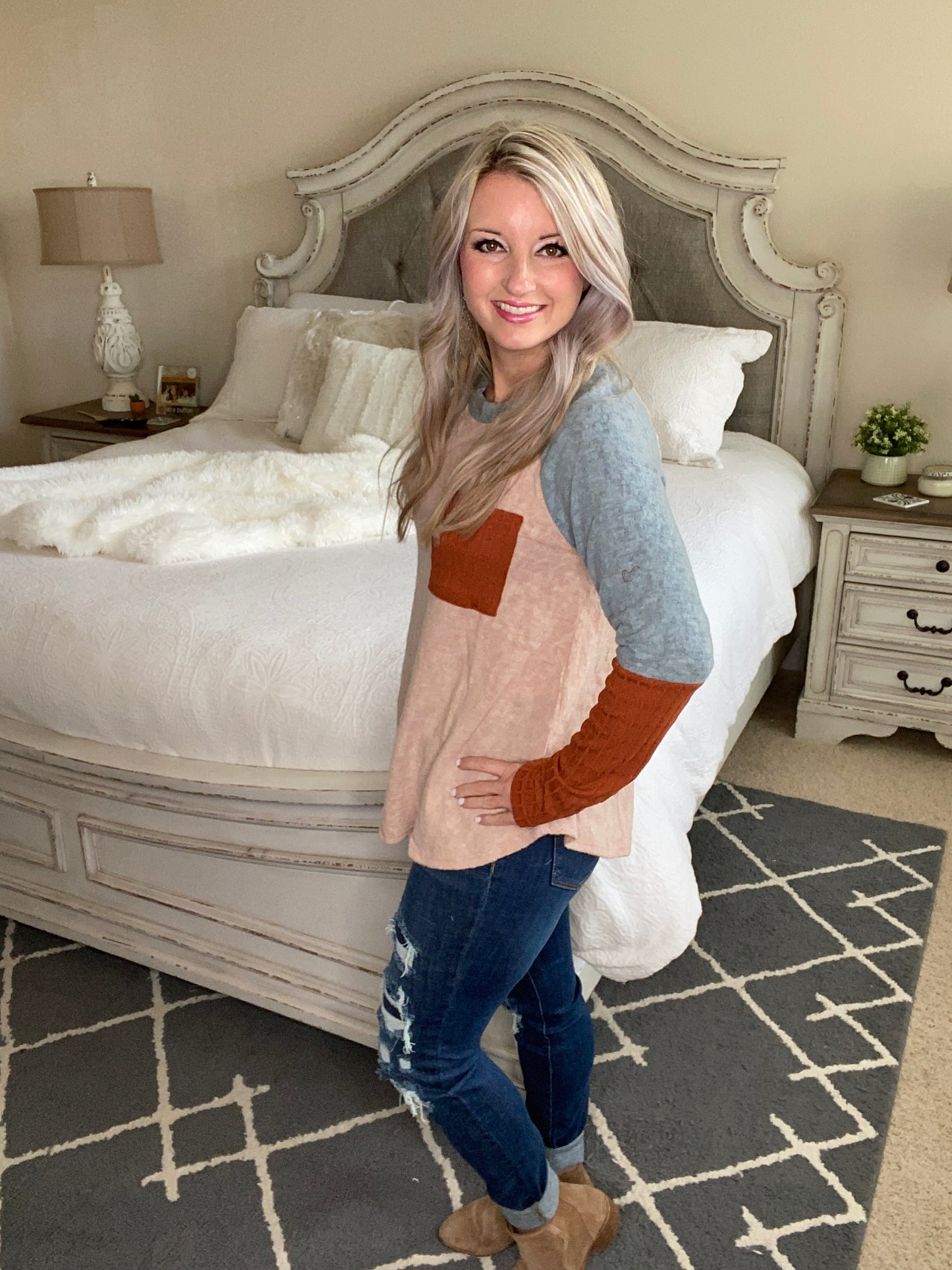 The Age Of Colorblock Top