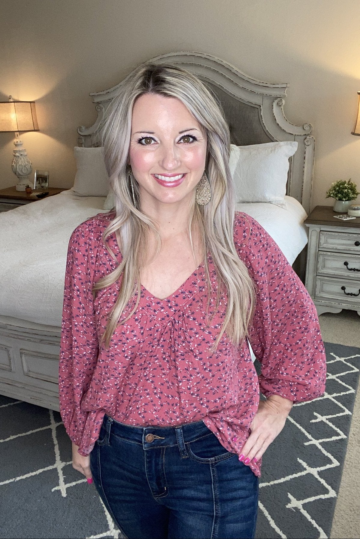 Harper Top in Pink