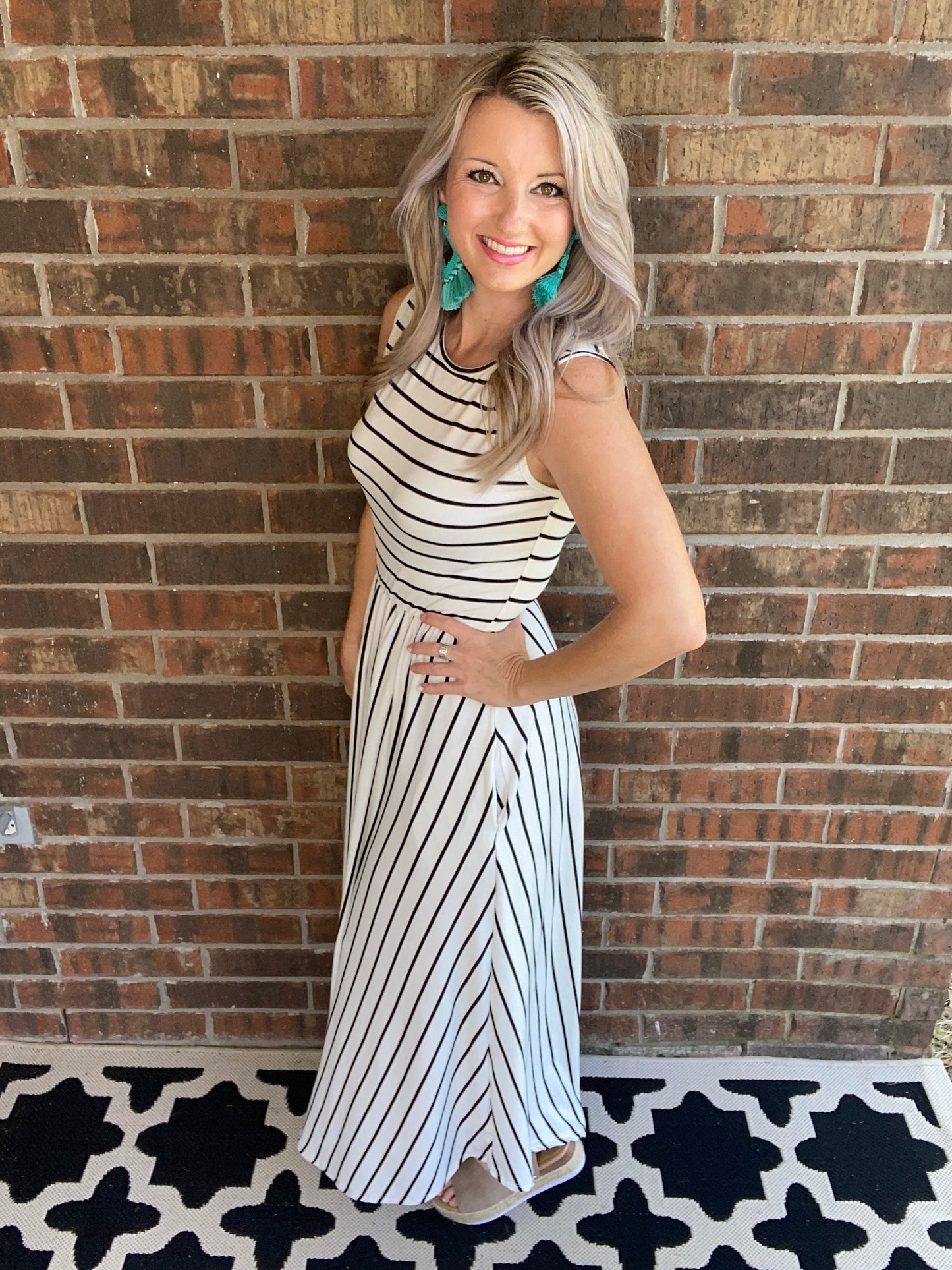 Beach Day Dress In Ivory