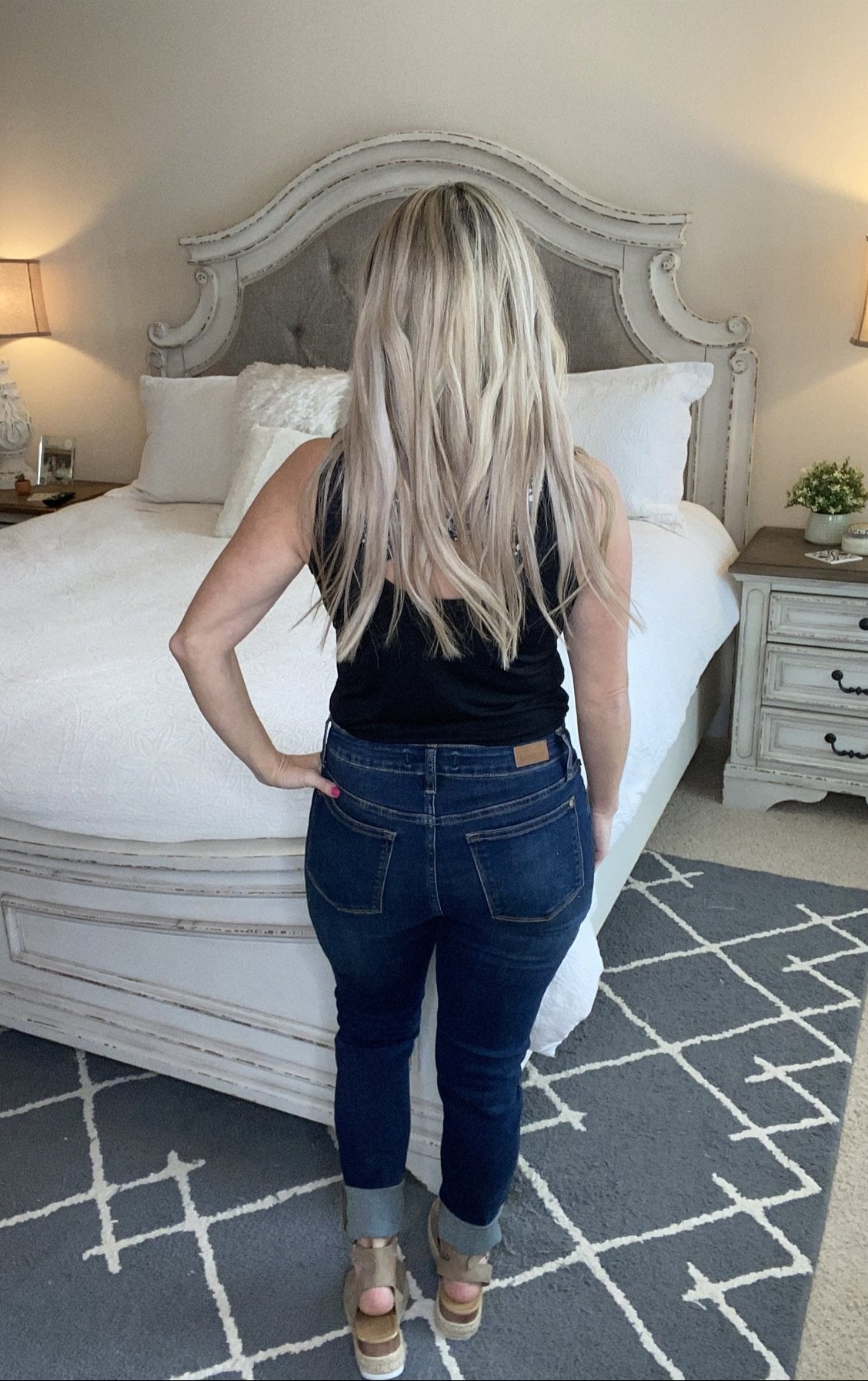 Center Seam Skinny Jeans