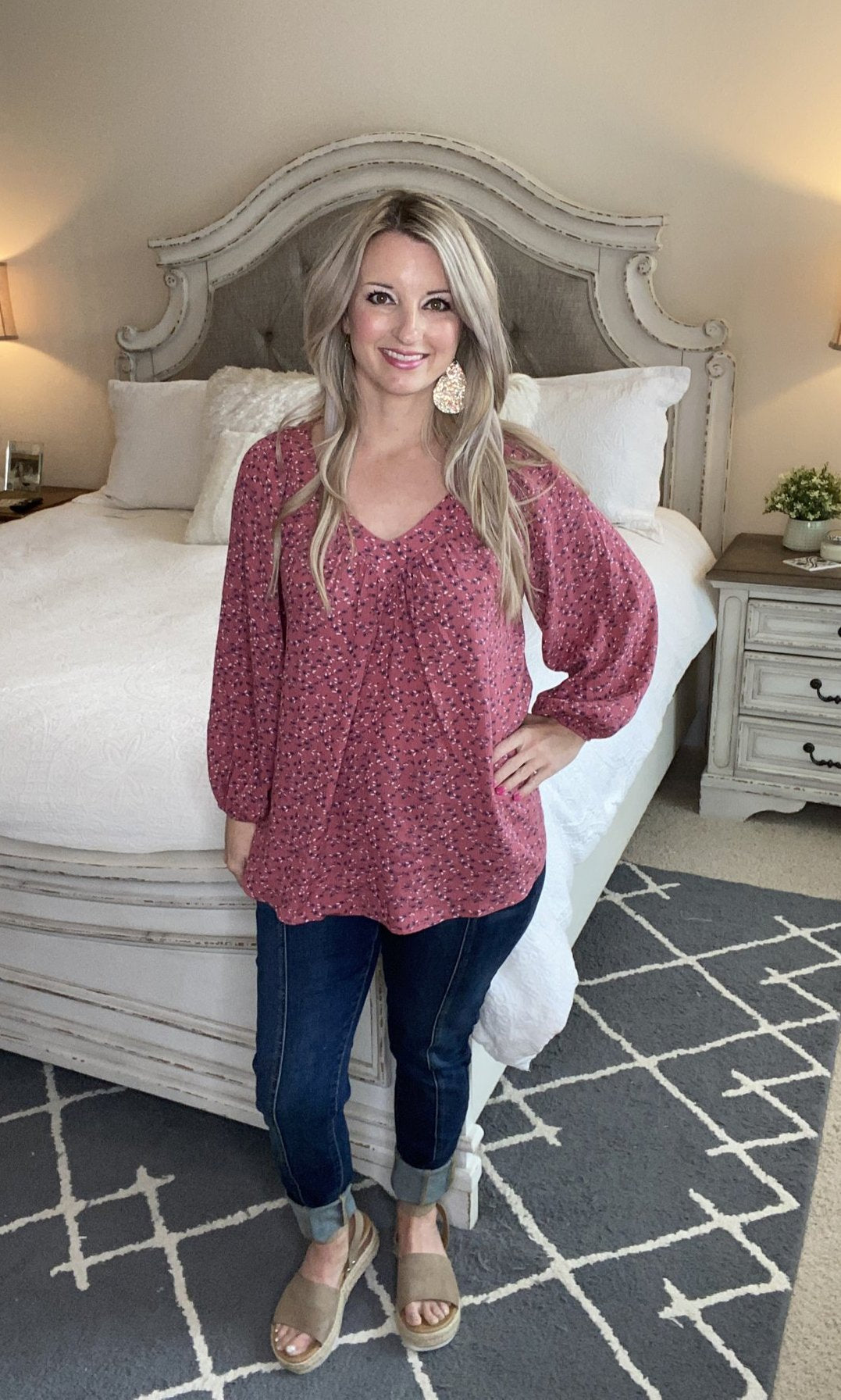 Harper Top in Pink