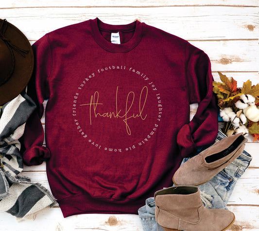 Thankful For Sweatshirt