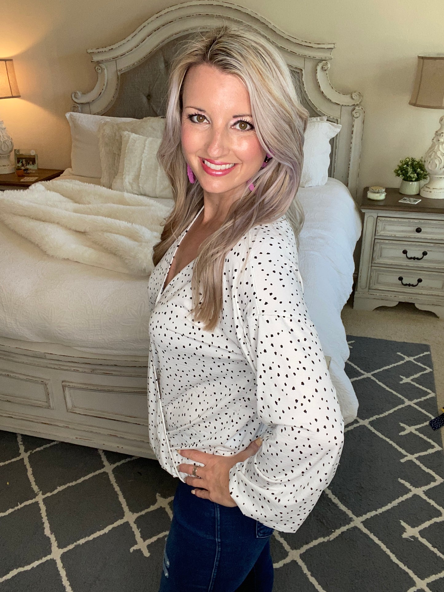 Penny Polka Dot Blouse