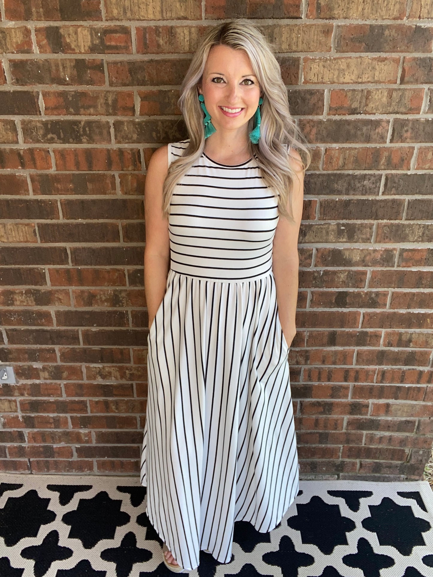 Beach Day Dress In Ivory