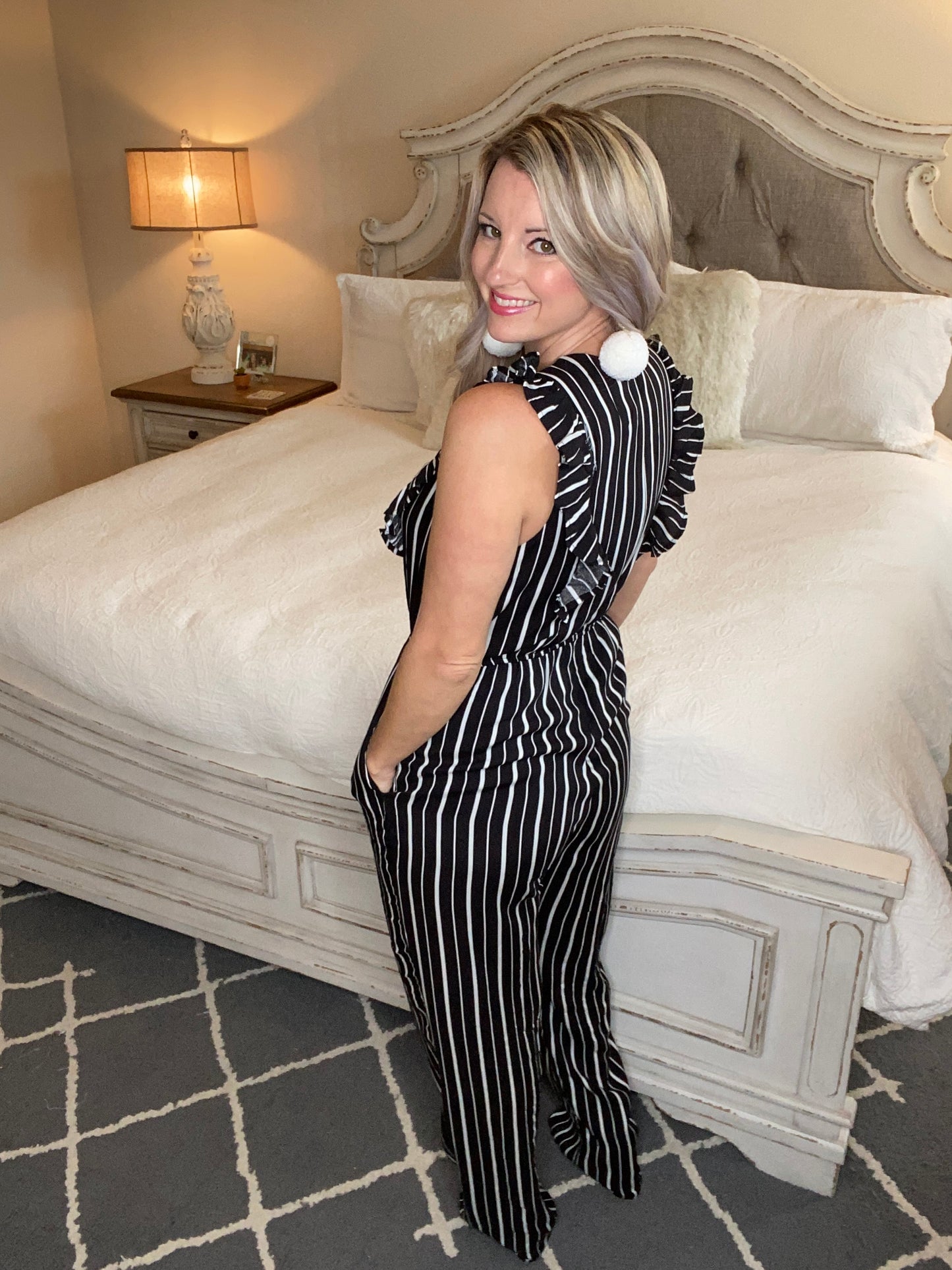 Standing Tall Striped Jumpsuit