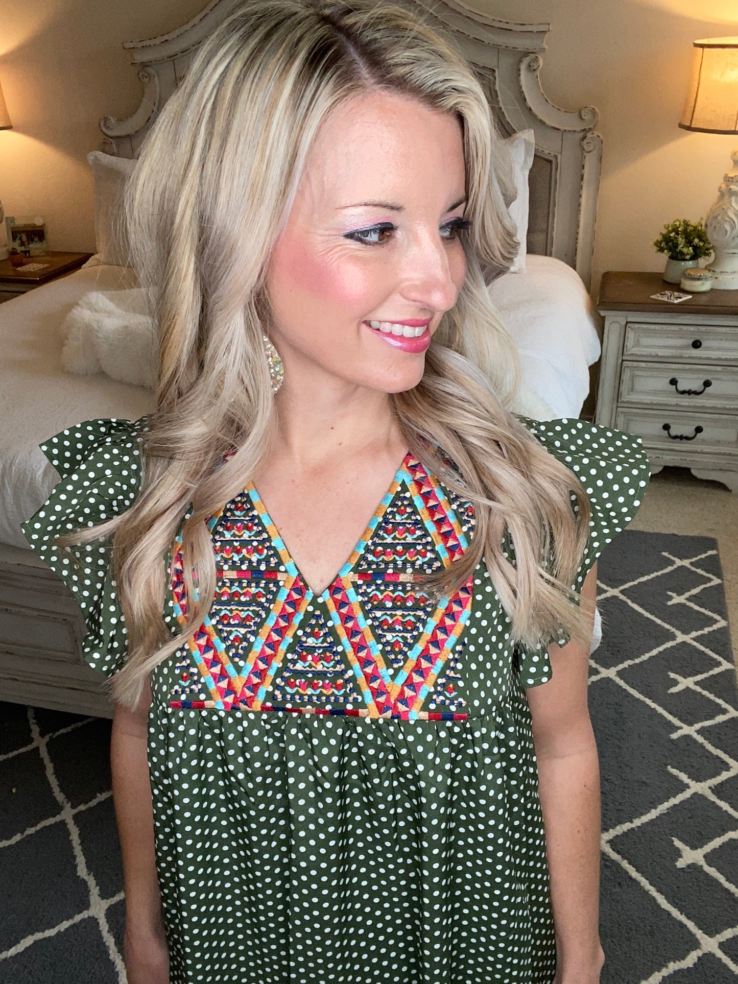 Vera Embroidered Dress