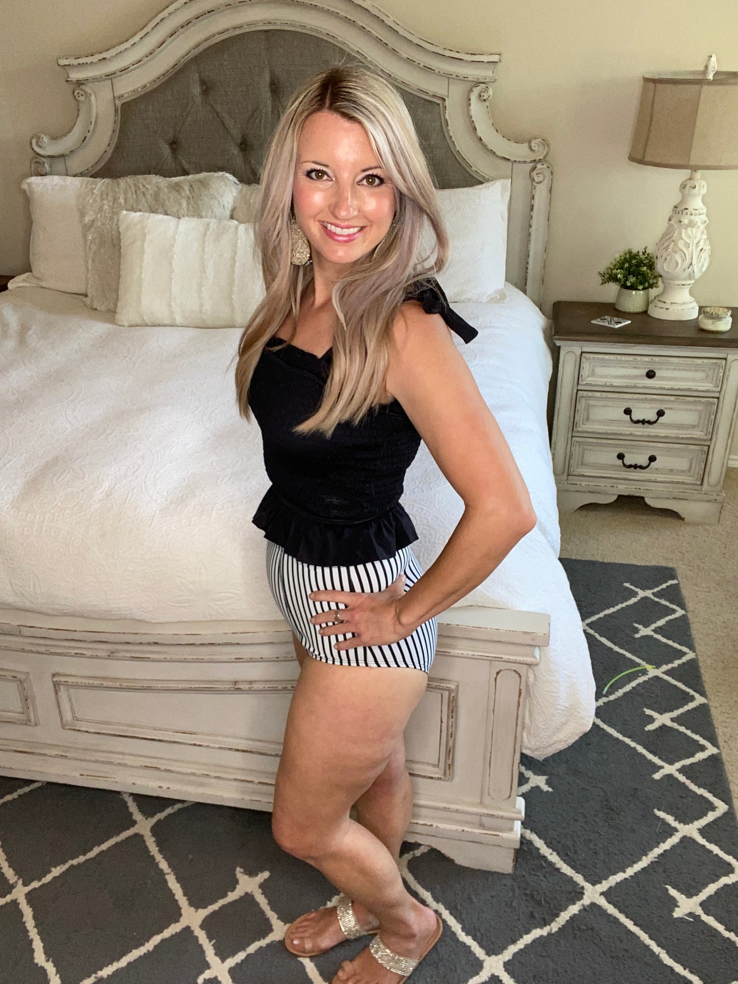 Where Stripes Meet Swim Bottoms