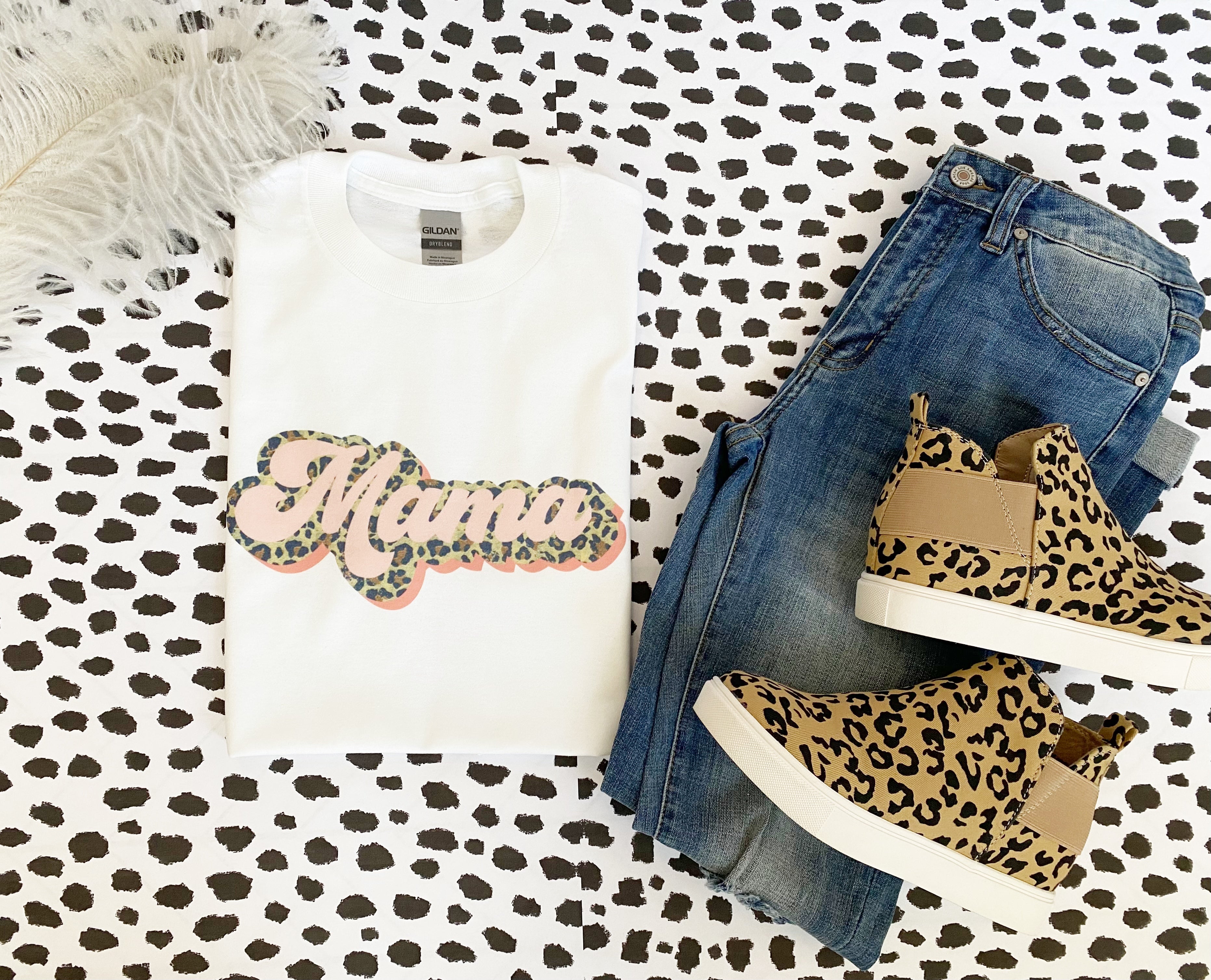 Leopard Mama Tee/ Sweatshirt